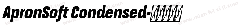 ApronSoft Condensed字体转换